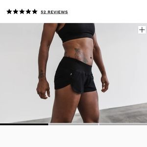 Nobull Pace Shorts 3" - Black - small - BRAND NEW!